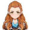 Genshin character icon - Aloy
