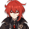 Genshin character icon - Diluc