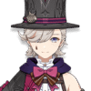 Genshin character icon - Lyney