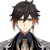 Genshin character icon - Zhongli