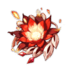 Genshin artifact Witch's Flower of Blaze